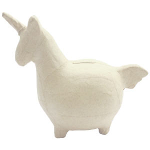 Decopatch AC840C Papier-mache Eenhoorn spaarpot 19,5cm NIEUW