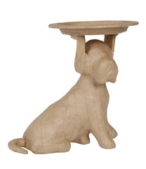 Decopatch AC903C Papier-mache Hond met schaal 24cm hoog