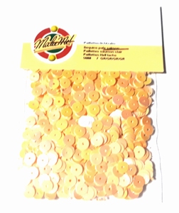 Pailletten glad 5 mm licht zalm 0038 Make Me OP=OP