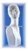 Styropor buste Vrouwenhoofd "omkijkend" art. 21349-03