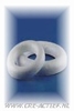 Styropor Krans/Ring half plat 25 cm stevige kwaliteit