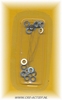 Draad voor styropor snijder, set van 10 draden van 4 cm