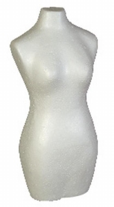 Styropor Torso volle vorm krs 118253/0029