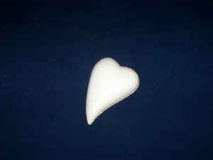 Styropor hart; druppelvorm, volle vorm art. 63803870