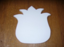Tulp enkel 20cm hoog 3cm dik