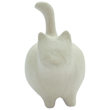 Decopatch AC841C Papier-mache Spaarpot staande Kat