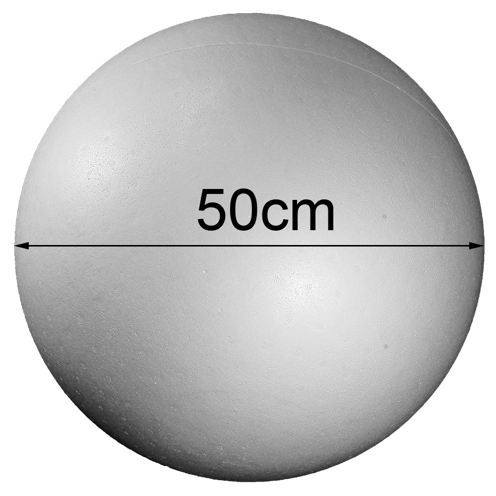 Styropor Bal 50cm deelbaar stevige kwaliteit