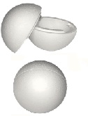 Styropor BALLEN deelbaar